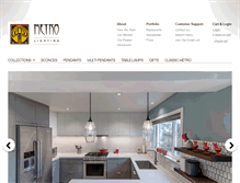 Tablet Screenshot of metrolighting.com